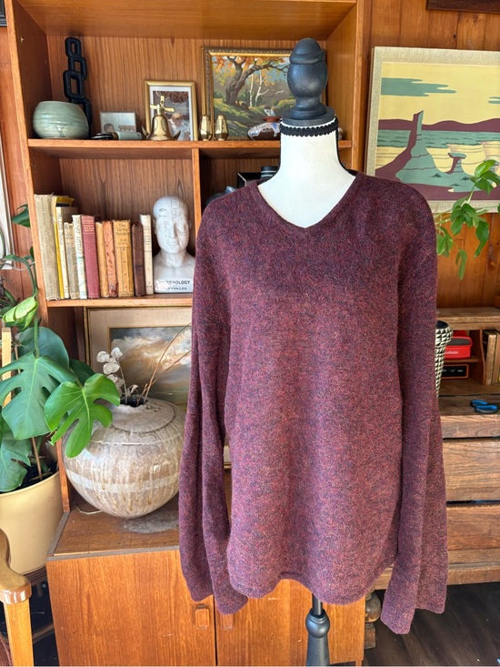 Vintage Sweaters - 90s VTG Giant Oversize Merino Blend sweater OS